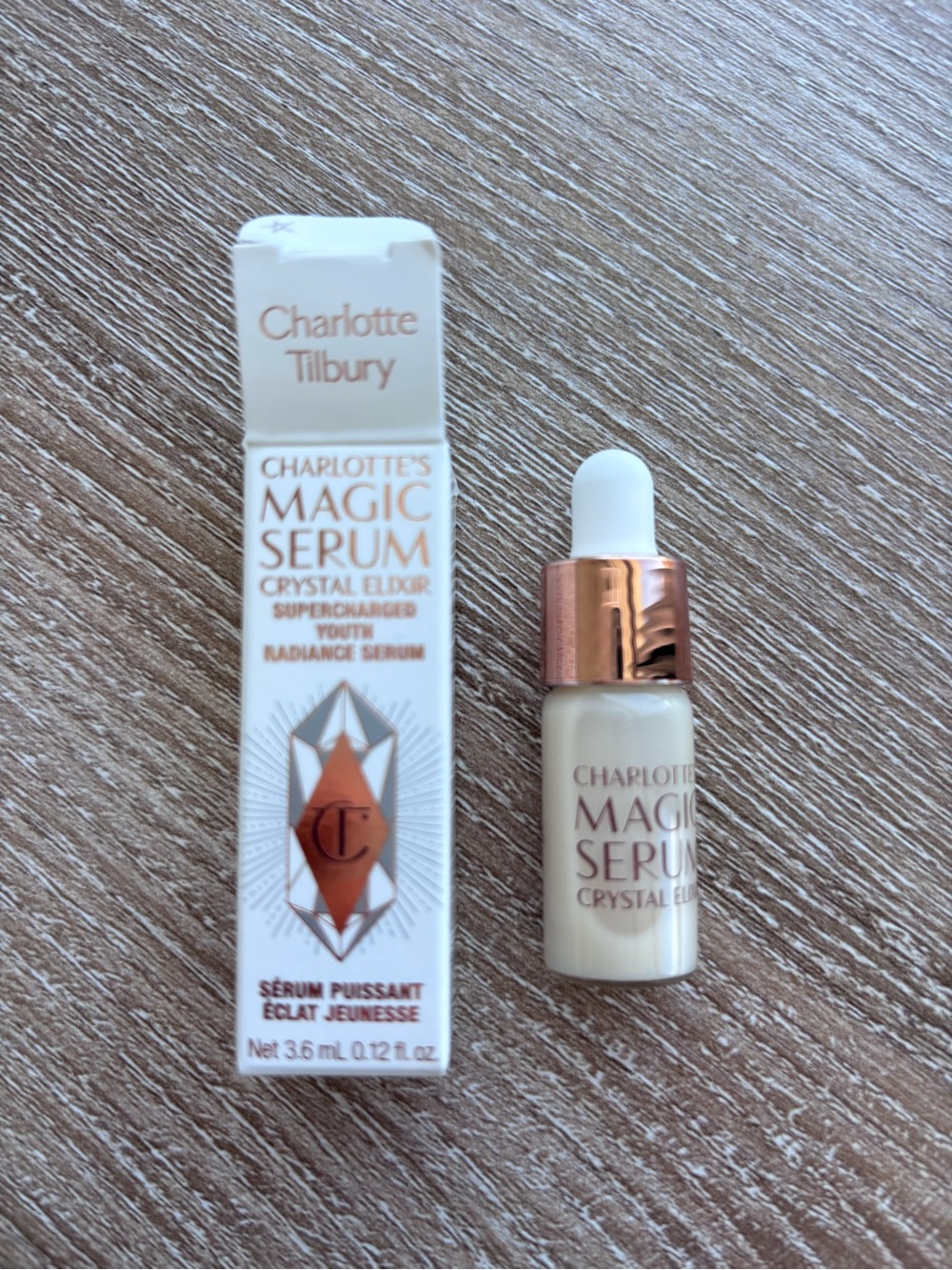 NWT Charlotte Tilbury Magic Serum Crystal Elixir Sample 3.6 ml